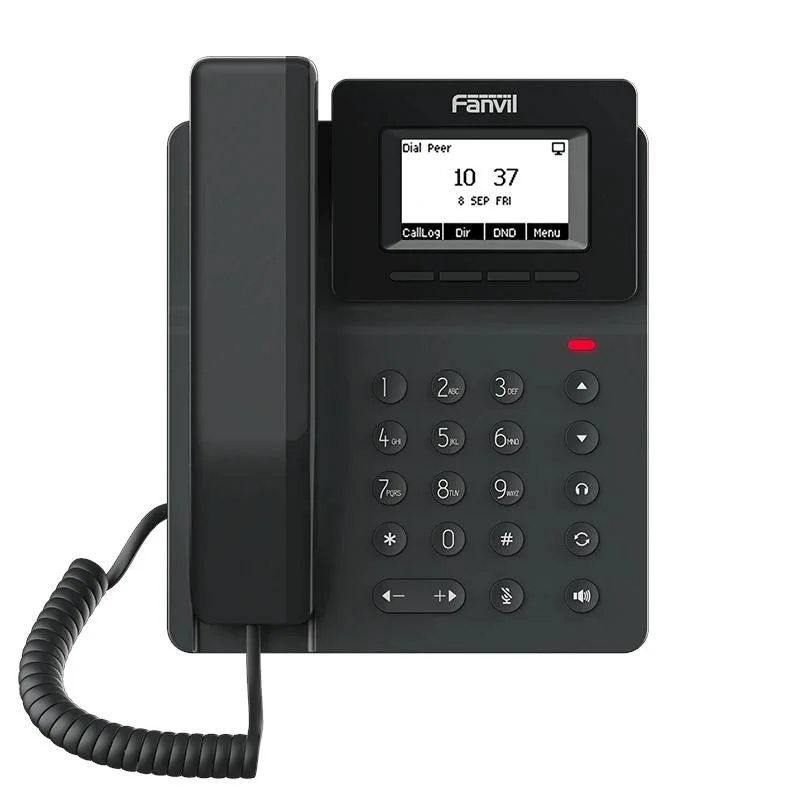 Fanvil V50G 2 líneas SIP 2.3"pantalla PoE 2xGbE