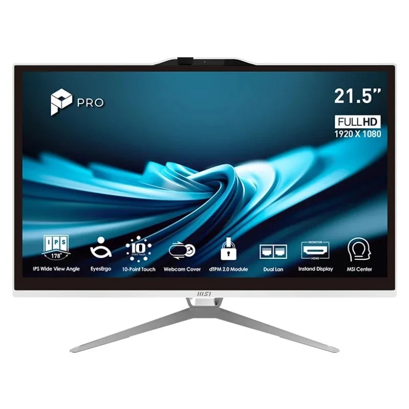 MSI Pro AP222T-499EU G7400 4GB 128 W11P 22" tac.B