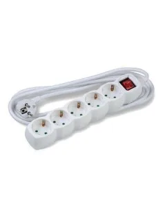 REGLETA 5 TOMAS TECKNIK BLANCA 5M CON PROTECCION INTERRUPTOR PN: MT5W5MS1.5-W EAN: 5999565654306