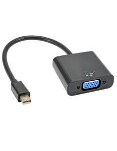 CONVERSOR MINI DISPLAY PORT A VGA 0.15M NEGRO PN: MINI DP A VGA EAN: 1000000003185