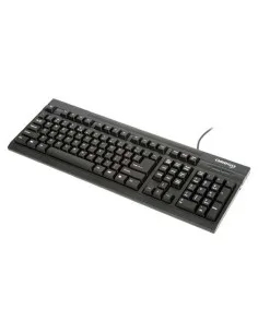 TECLADO USB OMEGA OK05T SLIM NEGRO PN: OK05TES EAN: 5907595426602