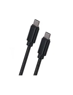 CABLE USB TYPE C A TYPE C M/M TRENZADO 1.8M NEGRO PN: TYPE-A A TYPE-C EAN: 1000000000549