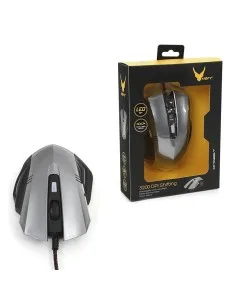 RATON OMEGA GAMING USB 3200DPI GRIS NEGRO OPTICO PN: OM0267 EAN: 5907595432139
