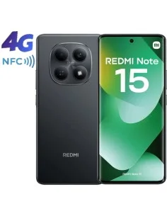 SMARTPHONE 6.7\" XIAOMI REDMI NOTE 15 8GB 128GB 4G NFC NEGRO PN: REDMI NOTE15 8-1 EAN: 6932554476250