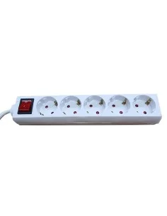 REGLETA 5 TOMAS OMEGA BLANCA 1.5M PN: OL5G15W EAN: 5907595437028