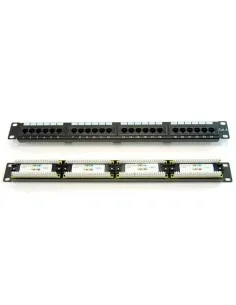 PATCH PANEL 24 PTOS UTP CAT.6 PAT-06024-ST PN: PAT-06024-ST EAN: 8436539913894