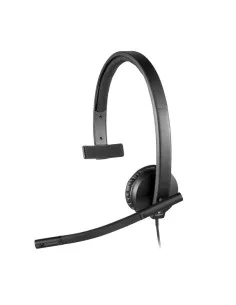 AURI + MIC USB 1.9M LOGITECH H570E CASCOS NEGROS MONO PN: 981-000571 EAN: 5099206053298