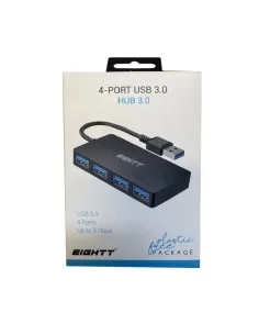 HUB 4 PTOS 4 X USB 3.0 EIGHTT PN: EC4USB-A EAN: 8425402168806