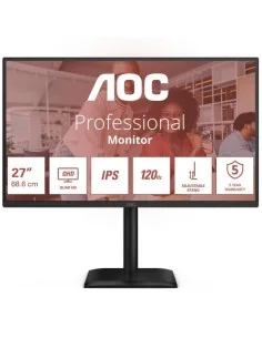 MONITOR 27\" AOC IPS Q27E4U QHD MULTIMEDIA NEGRO PN: Q27E4U EAN: 4038986182812