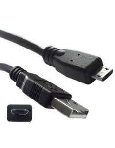 CABLE USB 2.0 1.8M A MICRO-B USB MACHO NEGRO PN: USB A MICRO-B EAN: 1000000001053