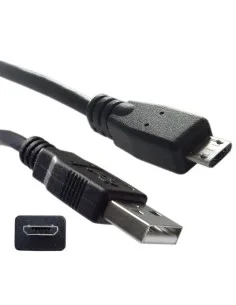 CABLE USB 2.0 1.8M A MICRO-B USB MACHO NEGRO PN: USB A MICRO-B EAN: 1000000001053