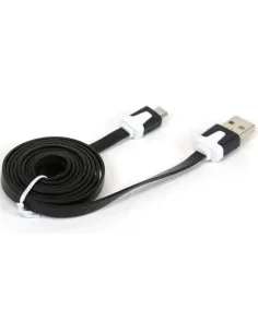 CABLE USB 2.0 1.8 M A MICRO USB NEGRO PN: USB A MICRO 1M EAN: 1000000003658