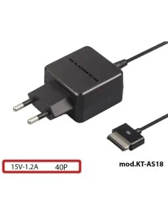CARGADOR 15V ENCHUFE KLONER ASUS KT-AS18 PARA TABLET PN: KT-AS18 EAN: 8435352402899