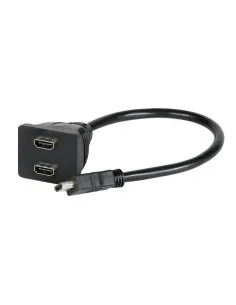 CABLE DUPLICADOR HDMI MACHO A 2 HDMI HEMBRA 20CM PN: HDMI HUB 1M A 2H EAN: 1000000000300