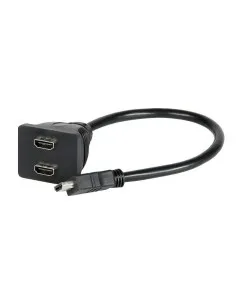 CABLE DUPLICADOR HDMI MACHO A 2 HDMI HEMBRA 20CM PN: HDMI HUB 1M A 2H EAN: 1000000000300