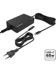 ALIMENTADOR UNIVERSAL COOLBOX USB TYPE-C 65W GAN PN: COO-NB65-UC EAN: 8436624424243