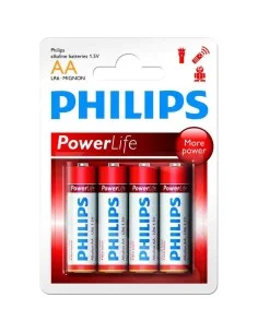 PILAS AA 4 UNDS PHILIPS BLIS TER ALCALINA PN: LR6P4B/05 EAN: 8712581549909