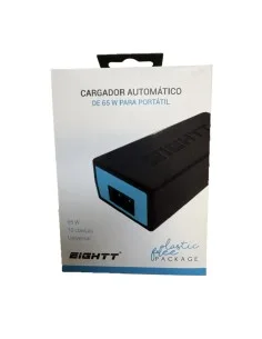 ALIMENTADOR PORT. 65W EIGHTT NEGRO PN: EC65V2 EAN: 8425402168899