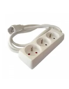 REGLETA 3 TOMAS RIELLO IEC M SHUCKO BLANCO 1.20M PN: 3V61-0846 EAN: 3662247118985