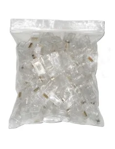 CONECTOR RJ45 MACHO BOLSA 100 CAT 6 PN: RJ45 M CAT.6 100 EAN: 1000000004327