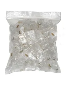 CONECTOR RJ45 MACHO BOLSA 100 CAT 6 PN: RJ45 M CAT.6 100 EAN: 1000000004327