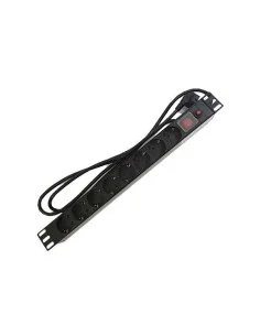 REGLETA 8 TOMAS ARMARIO RACK CON CABLE 2M PN: RAC-00009-PDU EAN: 8436539918189