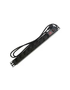 REGLETA 8 TOMAS ARMARIO RACK CON CABLE 2M PN: RAC-00009-PDU EAN: 8436539918189