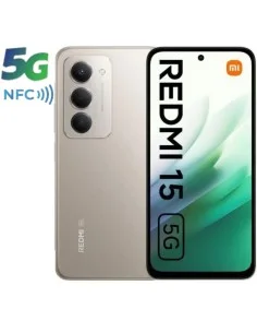 SMARTPHONE 6.9\" XIAOMI REDMI 15 4GB 128GB 5G NFC GRIS TITAN PN: REDMI 15 5G 4-12 EAN: 6932554454135