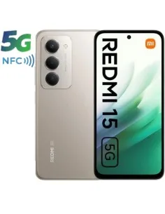 SMARTPHONE 6.9\" XIAOMI REDMI 15 4GB 128GB 5G NFC GRIS TITAN PN: REDMI 15 5G 4-12 EAN: 6932554454135