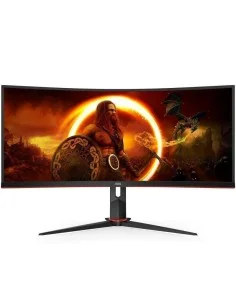 MONITOR 34\" AOC LED CU34G2X VA NEGRO Y ROJO PN: CU34G2X/BK EAN: 4038986117005