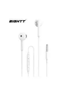 AURI + MIC 3.5MM 1 M EIGHTT BLANCO PN: EAUR-HU EAN: 8425402168486