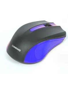 RATON USB OMEGA 1000 DPI AZUL NEGRO PN: OM05BL EAN: 5907595417877
