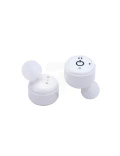 AURI + MIC BT + POWERBANK PLA TINET PLATA PN: PM1080W EAN: 5907595448574