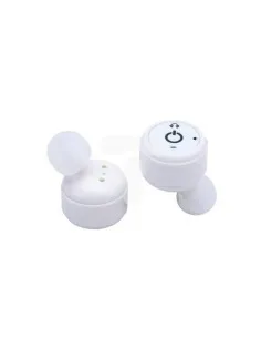 AURI + MIC BT + POWERBANK PLA TINET PLATA PN: PM1080W EAN: 5907595448574