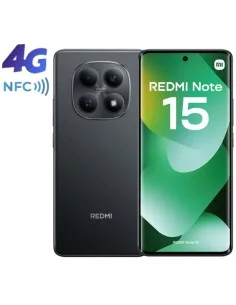 SMARTPHONE 6.7\" XIAOMI REDMI NOTE 15 8GB 256GB NEGRO PN: REDMI NOTE15 8-2 EAN: 6932554476236