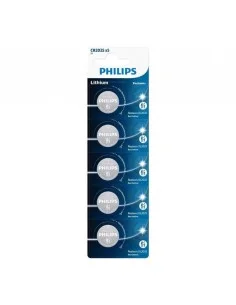 PILAS BOTON 3V 5 UNDS PHILIPS CR2025 PN: CR2025P5/01B EAN: 4895229125032