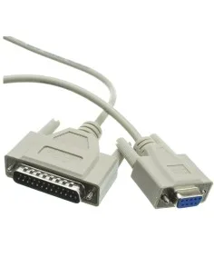 CABLE SERIE DB9 HEMBRA A DB25 MACHO 1.8M GRIS PN: SERIE DV9 A DB25 EAN: 1000000001797