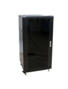 ARMARIO 22U 19\" SUELO 60X80 PUERT. DELANT. CRIST. PN: RAC-22680-ST EAN: 8436539912842