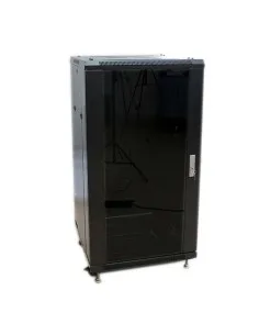 ARMARIO 22U 19\" SUELO 60X80 PUERT. DELANT. CRIST. PN: RAC-22680-ST EAN: 8436539912842