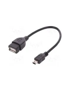 CABLE USB A HEMBRA A MINI USB M 20CM PN: USB A/H A MINI M EAN: 1000000000530