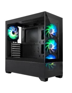 CAJA GAMING ATX GA250 COOLBOX VISION RGB NEGRA SIN FUENTE PN: COO-CHA-GA250-0 EAN: 8436556143113