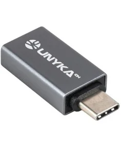 CONVERSOR TYPE-C MACHO A USB 3.0 HEMBRA NEGRO PN: 53155 EAN: 6940533544654