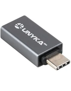 CONVERSOR TYPE-C MACHO A USB 3.0 HEMBRA NEGRO PN: 53155 EAN: 6940533544654