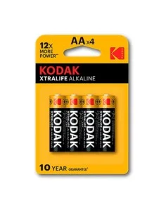 PILAS AA 4 UNDS KODAK ALCALINA XTRALIFE PN: KOD95202 EAN: 887930952025