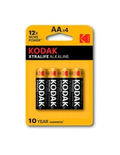 PILAS AA 4 UNDS KODAK ALCALINA XTRALIFE PN: KOD95202 EAN: 887930952025