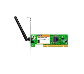Tenda W311P Adaptador PCI Wireless, 1T1R 11n, Antena Fija 2.5dBi, Modos Ad-Hoc e Infrastructura