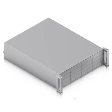 Ubiquiti ENVR-CORE Grabador de vídeo de 3U con soporte para 16 bahías para HDD/SSD de 2.5"/3.5", hasta 300 cámaras 4K o 500