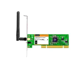 Tenda W311P+ Adaptador PCI Wireless 1T1R 11n , Antena 2.5dBi Desensroscable, Modos Ad-Hoc e Infraestructura