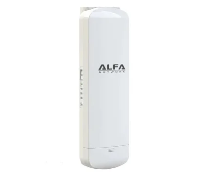Alfa Network N52Q AP/CPE Resistente a Intemperie, 802.11ac Doble Banda 2x2, Sin Antena, Conector N Macho, 2x RJ45, USB