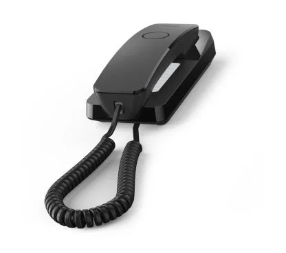 Gigaset DESK 200 black Terminal básico analógico negro de sobremesa o con posibilidad de utilizarse colgado